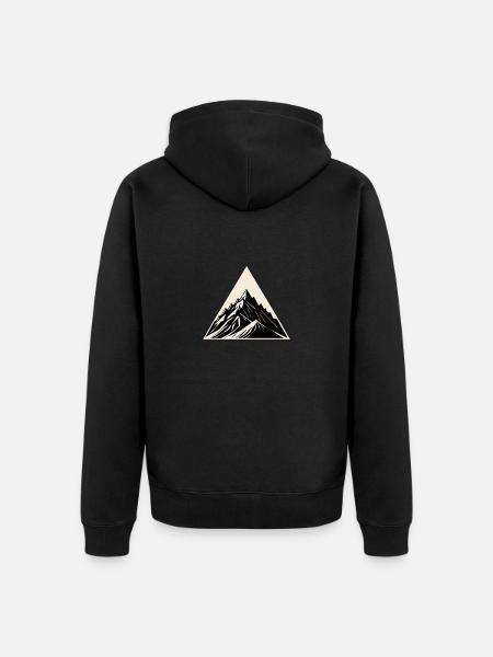 mountain, climbing, mountaineering - Unisex Premium Organic Zip Hoodie - 