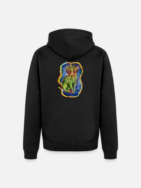 Cathulhu - Veste à capuche bio Premium Unisexe - noir