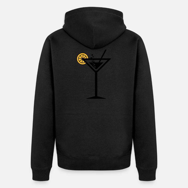 cocktail - Veste à capuche bio Premium Unisexe - noir