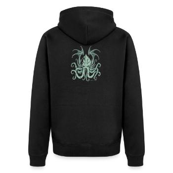 Cthulhu Cauchemar - Veste à capuche bio Premium Unisexe - noir - Dos - Nico (187cm)