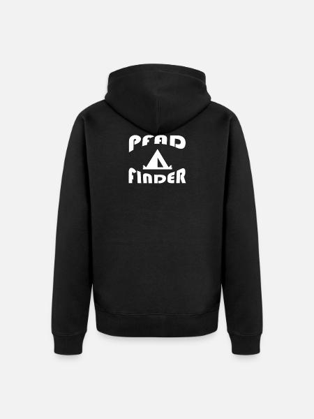Pfadfinder - Unisex Premium Bio Zip Hoodie - Schwarz