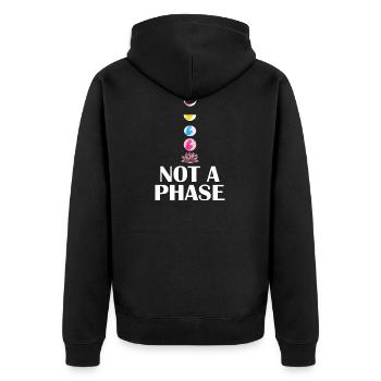 Pansexuel Stolz Drôle de Design couleurs de - Veste à capuche bio Premium Unisexe - noir - Dos - Nico (187cm)