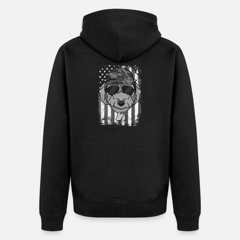 DOODLE - Veste à capuche bio Premium Unisexe - noir