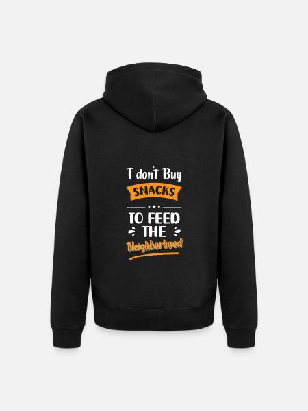 Neighbour Beer - Unisex Premium Organic Zip Hoodie - black