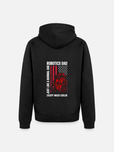 Machine Mechanic Engineer Technician - Unisex Premium Organic Zip Hoodie - black