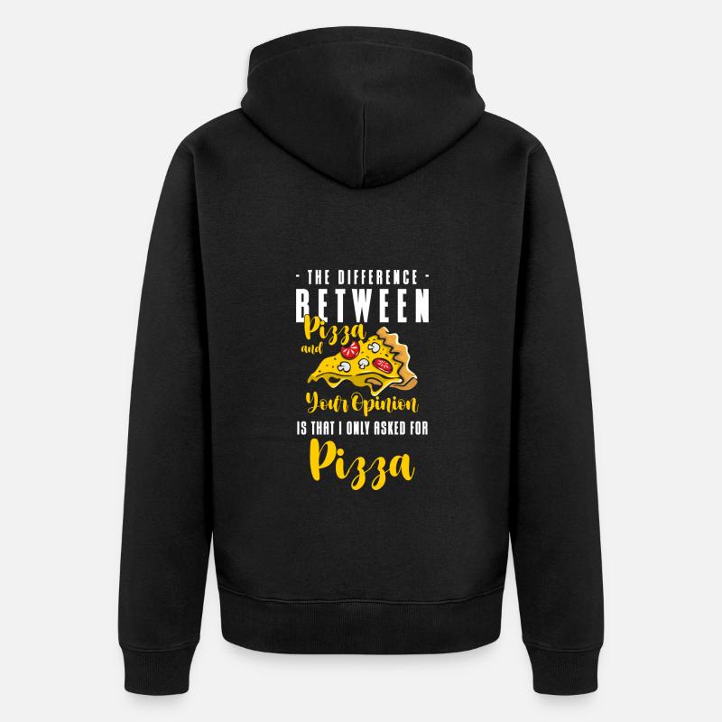 Pizza Hunger - Veste à capuche bio Premium Unisexe - noir