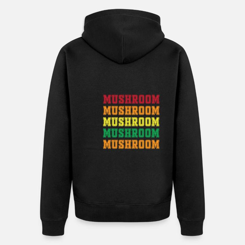 Champignon - Veste à capuche bio Premium Unisexe - noir