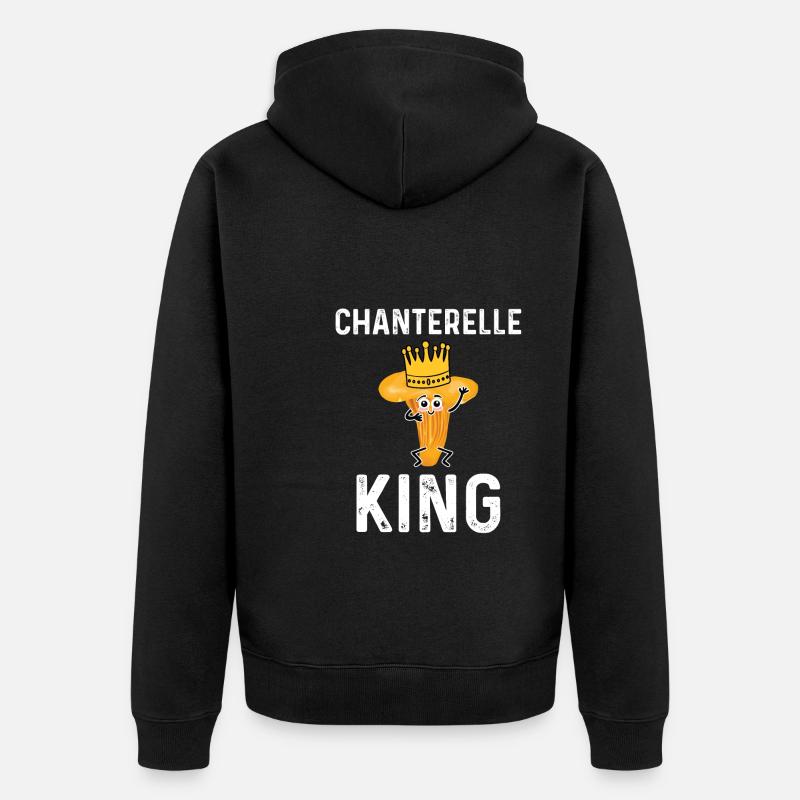Chanterelle Roi - Veste à capuche bio Premium Unisexe - noir