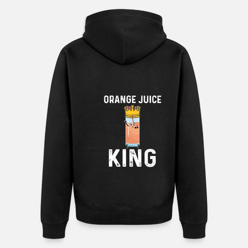 Jus d’orange King - Veste à capuche bio Premium Unisexe - noir