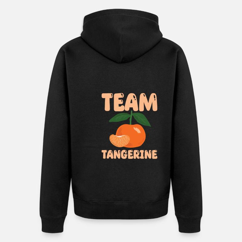 Équipe Mandarin - Veste à capuche bio Premium Unisexe - noir