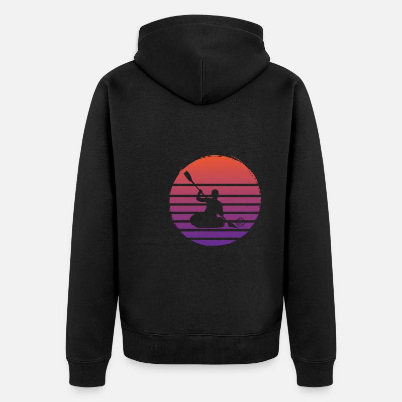 Kanupolo - Veste à capuche bio Premium Unisexe - noir