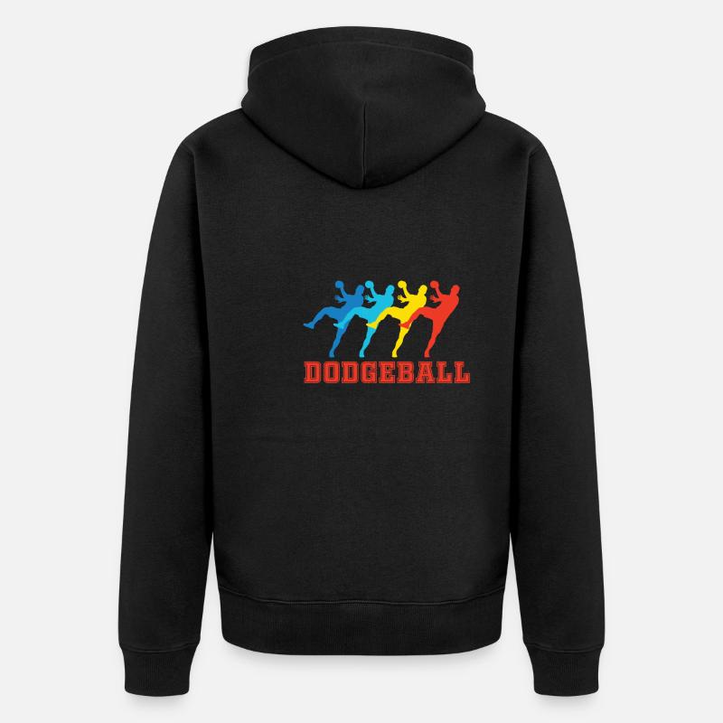 Dodgeball - Veste à capuche bio Premium Unisexe - noir