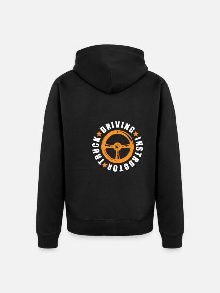 Truck Driving Instructor - Unisex Premium Organic Zip Hoodie - black