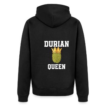 Reine Durian - Veste à capuche bio Premium Unisexe - noir - Dos - Nico (187cm)