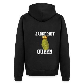 Reine du jacquier - Veste à capuche bio Premium Unisexe - noir - Dos - Nico (187cm)