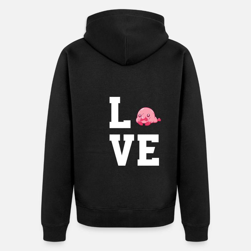Cher Blobfish - Veste à capuche bio Premium Unisexe - noir