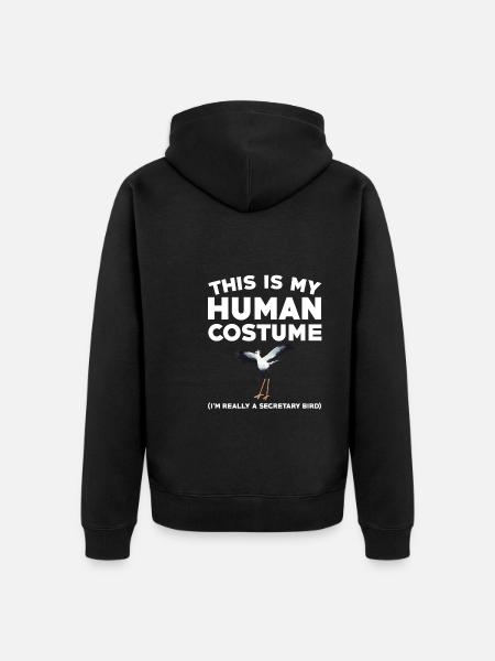Grappig Secretaresse Bird Shirt - Uniseks Premium bio ziphoodie - zwart
