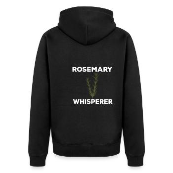 Rosemary Whisperer - Veste à capuche bio Premium Unisexe - noir - Dos - Nico (187cm)