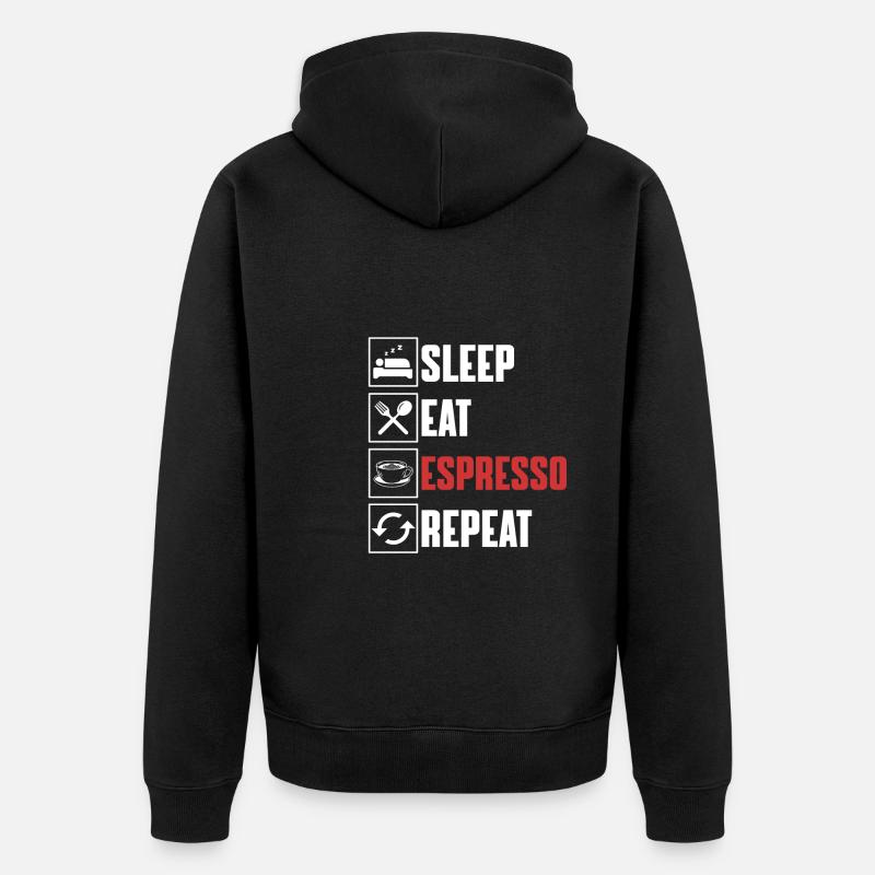 Expresso - Veste à capuche bio Premium Unisexe - noir