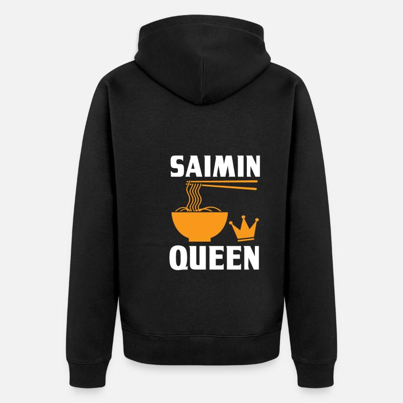 Reine Saimin - Veste à capuche bio Premium Unisexe - noir