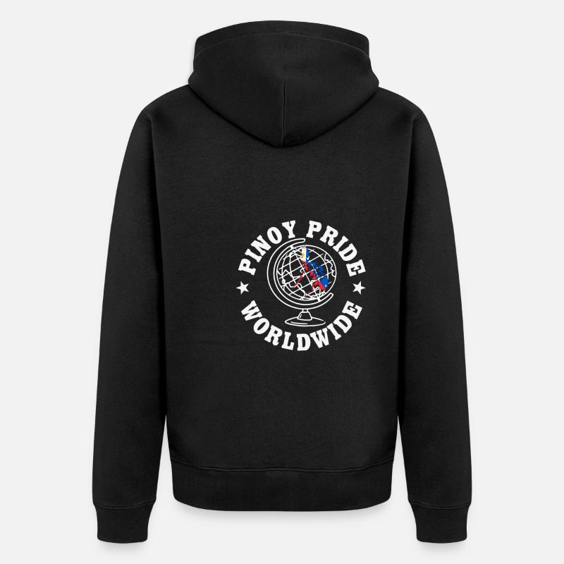 Idée cadeau fierté philippine - Veste à capuche bio Premium Unisexe - noir