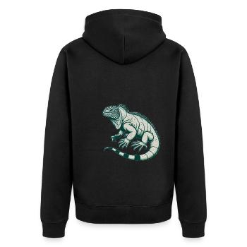 Ecuador Quito Guayaquil Ecuadorianische Kultur - Unisex Premium Bio Zip Hoodie - Schwarz - Hinten - Nico (187cm)