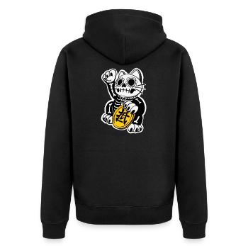 Résistance de Neko Cavalera - Veste à capuche bio Premium Unisexe - noir - Dos - Nico (187cm)