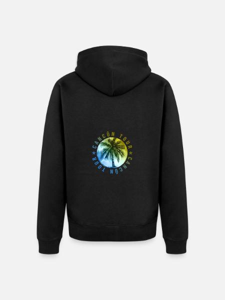 Cancun Tour Holidays - Unisex Premium Organic Zip Hoodie - black
