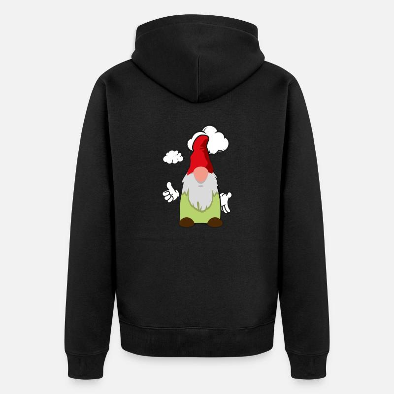 Nuage de Grummelzwerg - Veste à capuche bio Premium Unisexe - noir