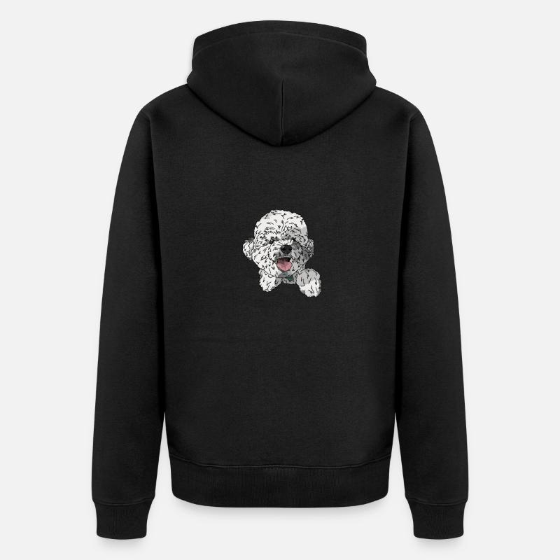 Chiot - Veste à capuche bio Premium Unisexe - noir