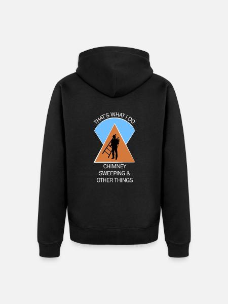 Chimney Sweep Chimney Sweep - Unisex Premium Organic Zip Hoodie - black