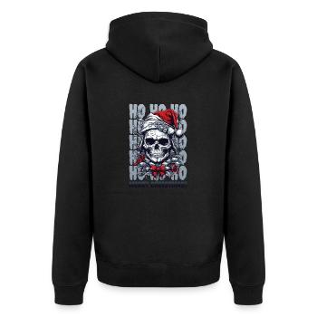 Squelette de noêl - Veste à capuche bio Premium Unisexe - noir - Dos - Nico (187cm)