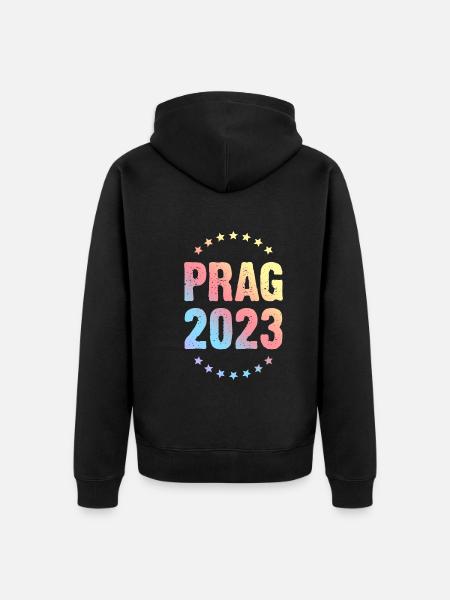 Prague 2023 - Unisex Premium Organic Zip Hoodie - black