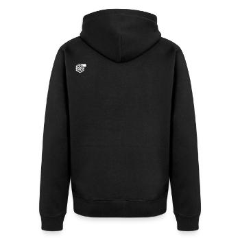 Turbo turbocharger boost pressure T-shirt - Unisex Premium Organic Zip Hoodie - black - Back - Nico (187cm)