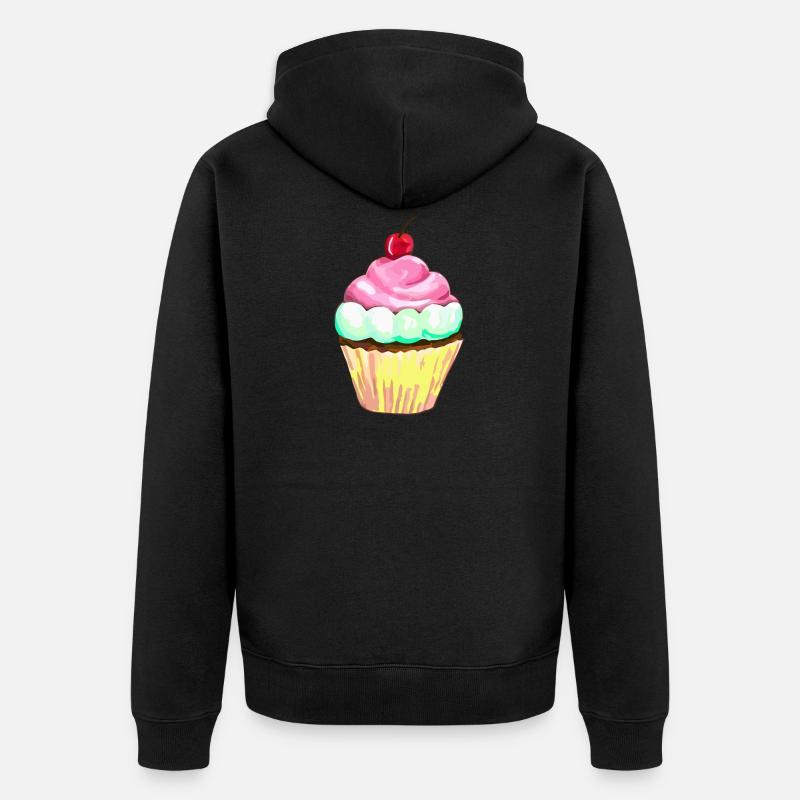 gâteau - Veste à capuche bio Premium Unisexe - noir