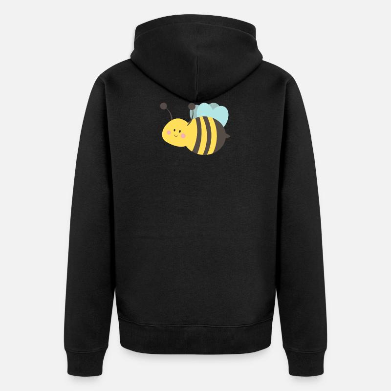 Abeille - Veste à capuche bio Premium Unisexe - noir