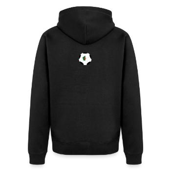 Algérie Équipe nationale de football Nation Team - Veste à capuche bio Premium Unisexe - noir - Dos - Nico (187cm)