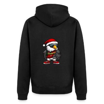 Aigle Noël Noël - Veste à capuche bio Premium Unisexe - noir - Dos - Nico (187cm)