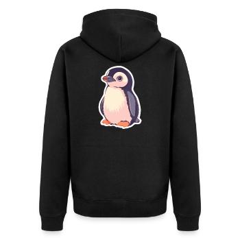 Pingouin - Veste à capuche bio Premium Unisexe - noir - Dos - Nico (187cm)