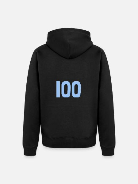 HAPPY BIRTHDAY. HAPPY BIRTHDAY. ANNIVERSARY. - Unisex Premium Organic Zip Hoodie - black