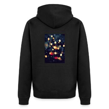 Noël 26 - Veste à capuche bio Premium Unisexe - noir - Dos - Nico (187cm)