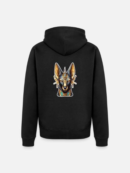Egypt / Pharaoh / Mummies / Hieroglyphics / Sphinx - Unisex Premium Organic Zip Hoodie - black