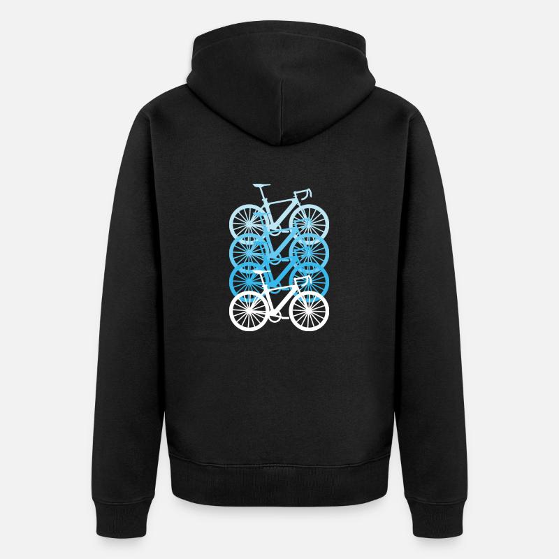 Faire du vélo - Veste à capuche bio Premium Unisexe - noir