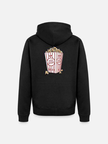 pop-corn - Veste à capuche bio Premium Unisexe - noir