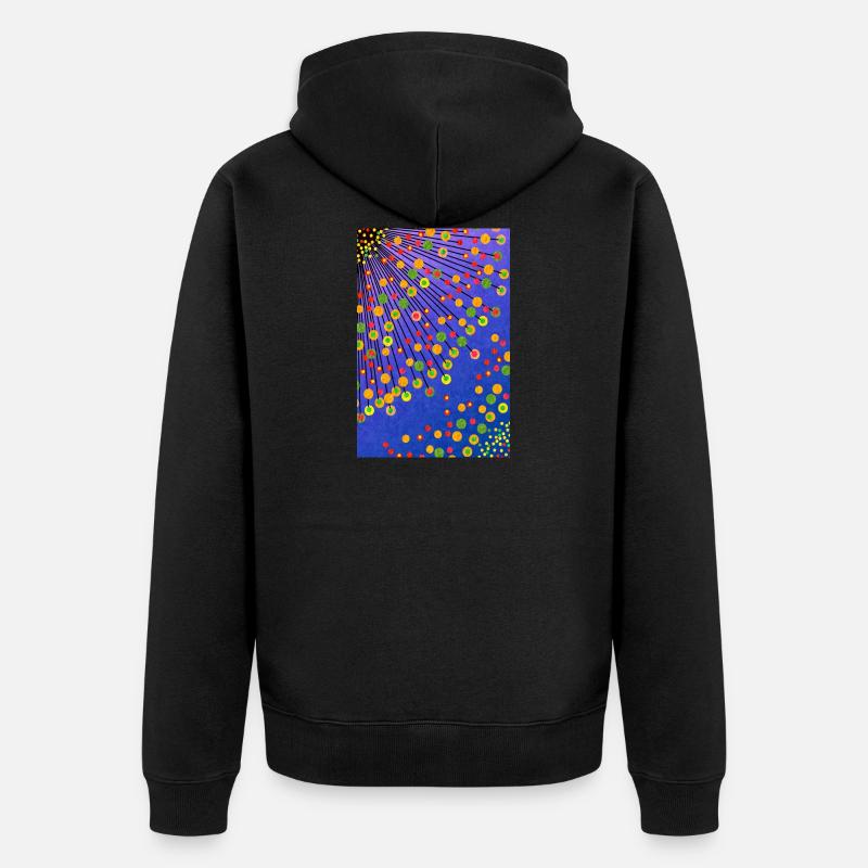 pissenlits - Veste à capuche bio Premium Unisexe - noir