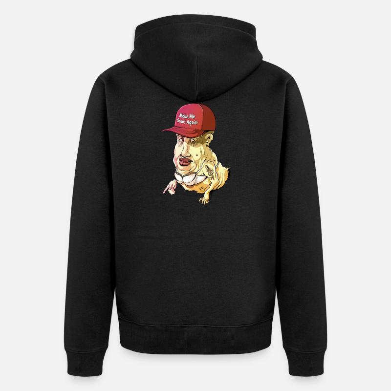 Graffiti Character - Veste à capuche bio Premium Unisexe - noir