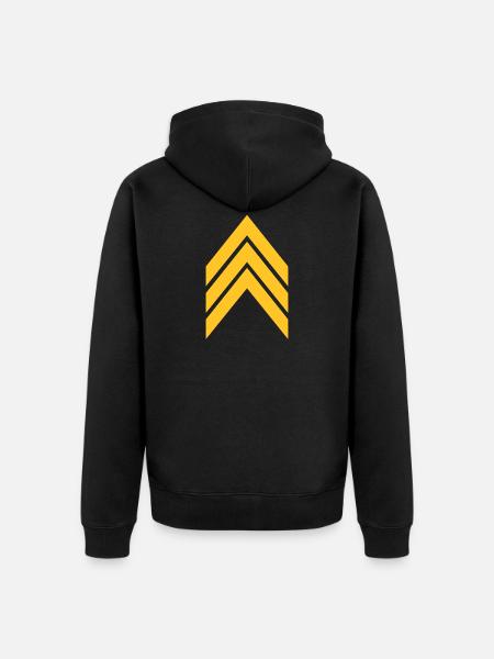 the lucky few - Unisex Premium Organic Zip Hoodie - black