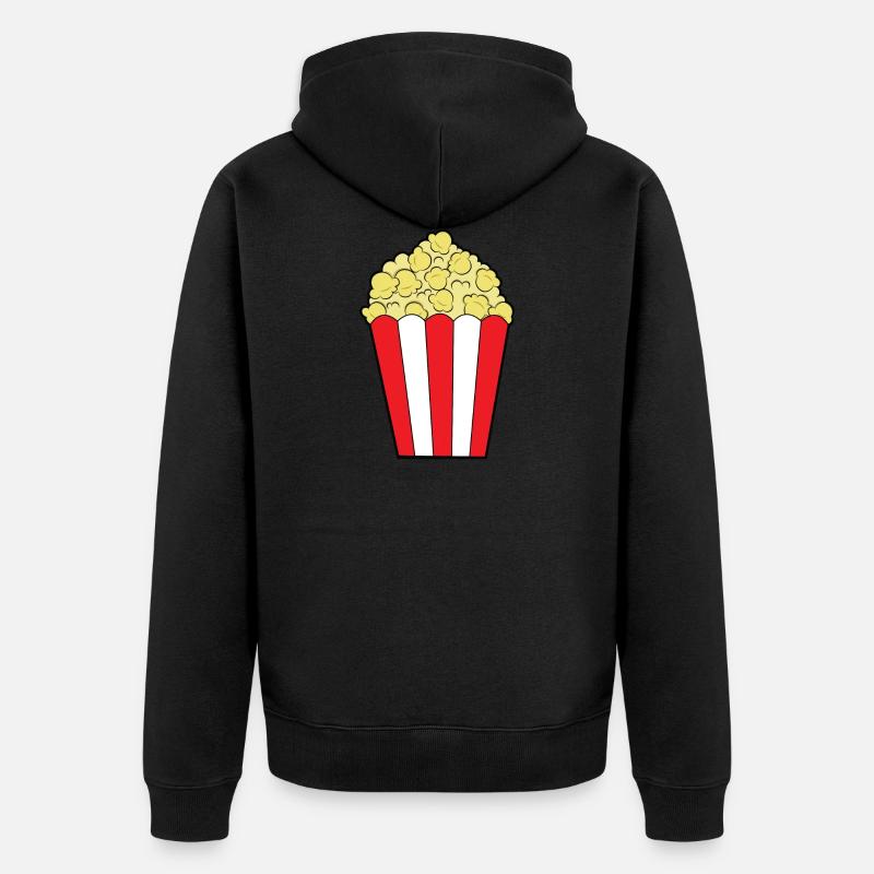 Popcorn - Veste à capuche bio Premium Unisexe - noir