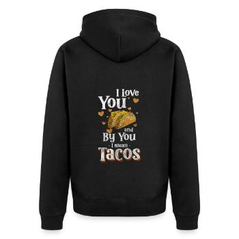 Célébrations Taco Latino Cinco de Mayo - Veste à capuche bio Premium Unisexe - noir - Dos - Nico (187cm)