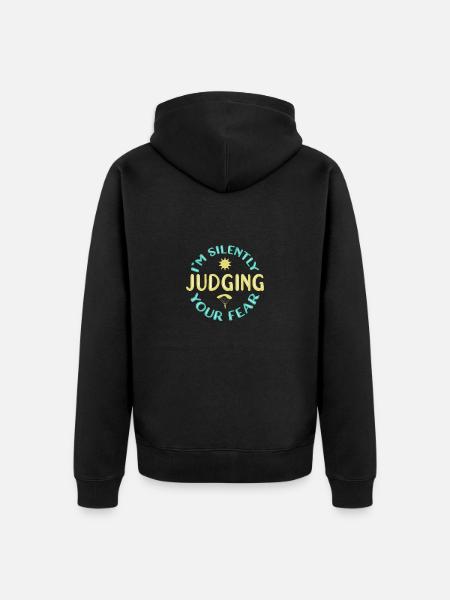 Parachute Skydiving Parachutists - Unisex Premium Organic Zip Hoodie - black